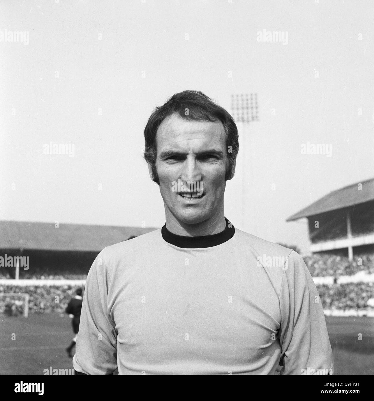 Derek dougan wolverhampton wanderers Black and White Stock Photos