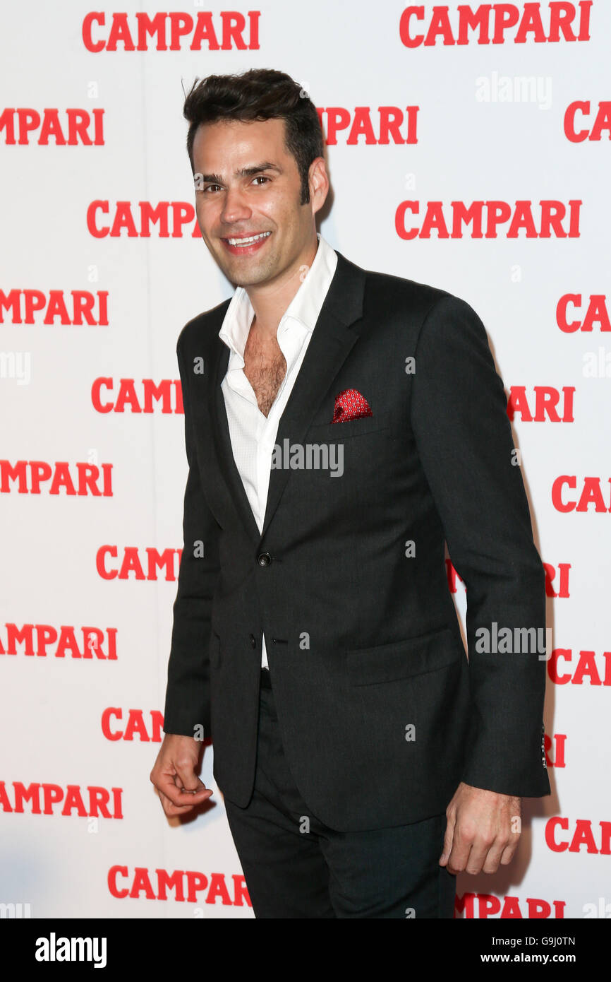 Musician Chris Norton attends the 2016 Campari Calendar Launch Event at Standard Hotel on November 18, 2015 in New York City. Stock Photo