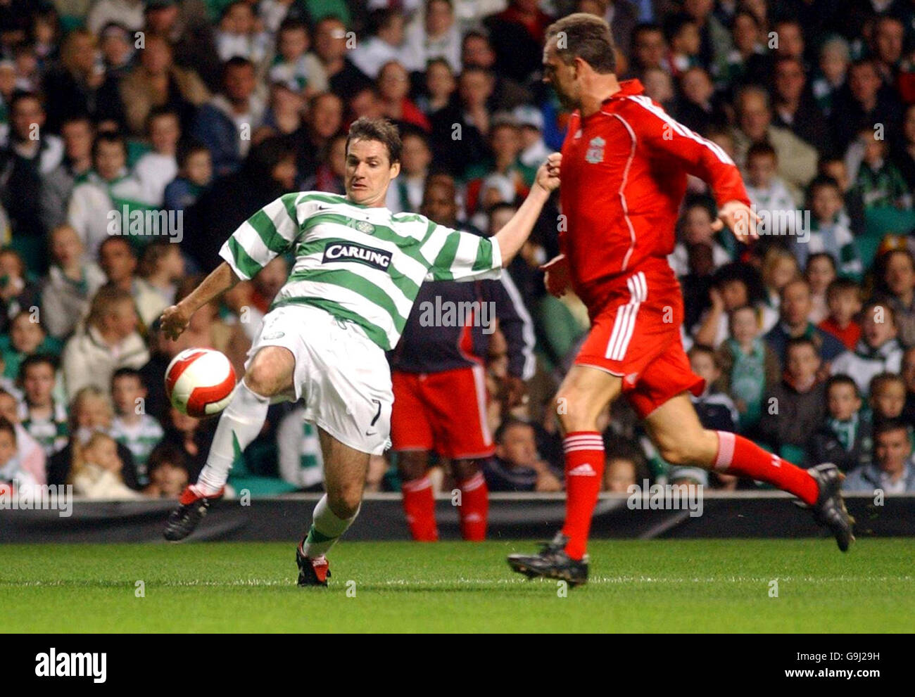 Soccer - charity match - Celtic legends v Liverpool legends - Celtic Park Stock Photo