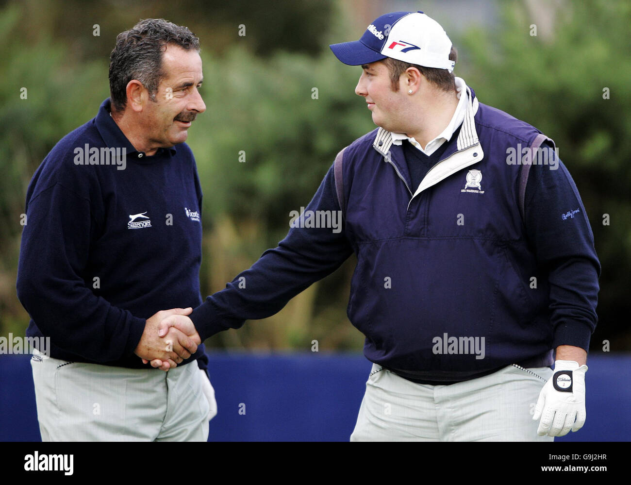 Golf Dunhill Links Championship Fife.. Sam Torrance and son Daniel