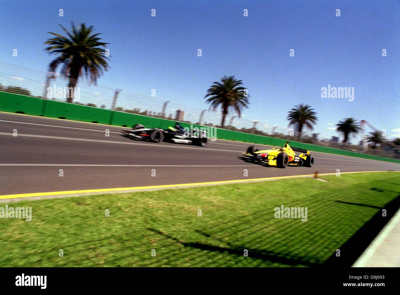 Motor Racing Formula One Australian Grand Prix Qualifying Stock