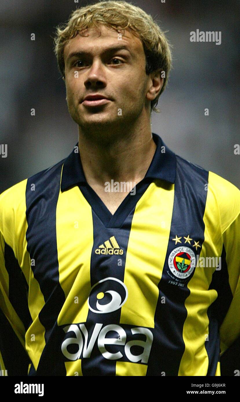 Soccer - UEFA Cup - Group H - Newcastle United v Fenerbahce - St James Park. Diego Lugano, Fenerbahce Stock Photo