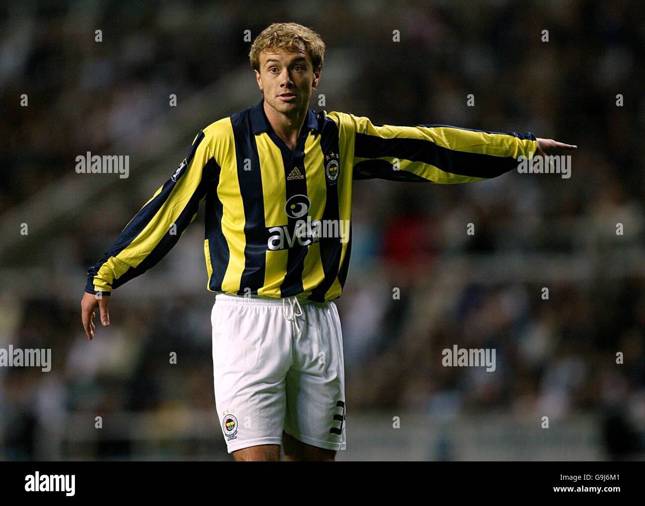 Soccer - UEFA Cup - Group H - Newcastle United v Fenerbahce - St James Park. Diego Lugano, Fenerbahce Stock Photo