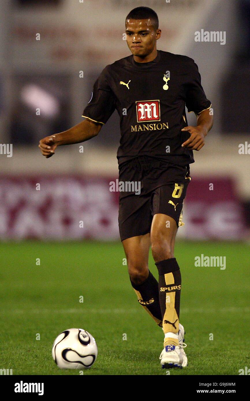 Soccer - UEFA Cup - Slavia Prague v Tottenham Stock Photo ...