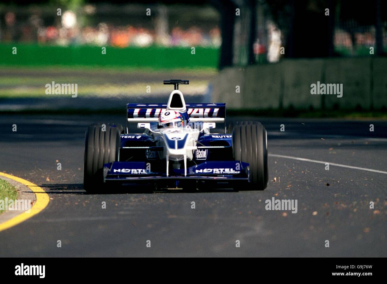 Formula One Motor Racing - Australian Grand Prix - Qualifying. Juan Pablo Montoya Stock Photo