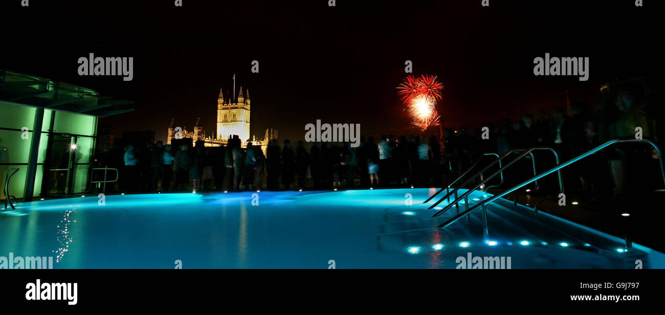Fireworks over abbey hi-res stock photography and images - Alamy
