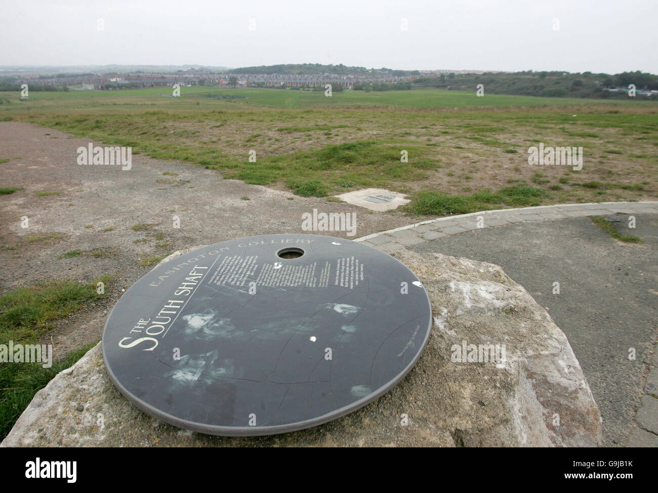 The area of land that used to be easington colliery hires stock