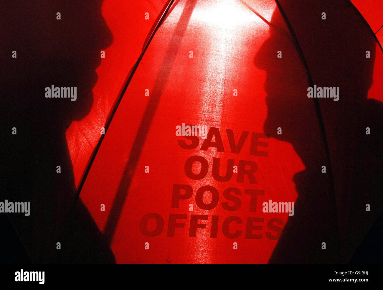 Post Office rally at Westminster Stock Photo Alamy