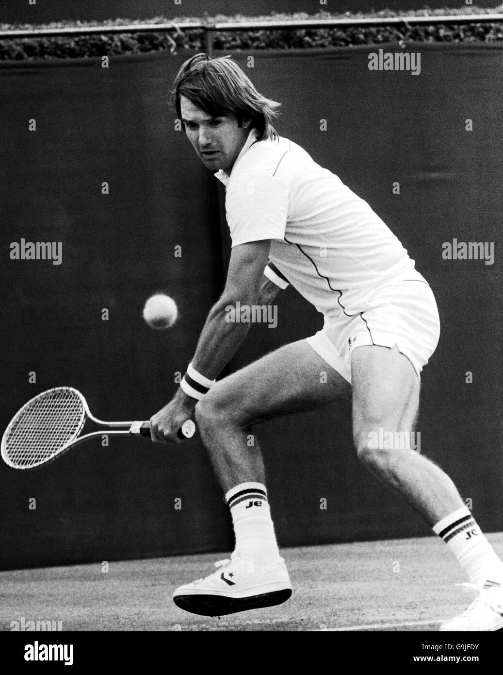 Jimmy connors in action hi-res stock photography and images - Alamy