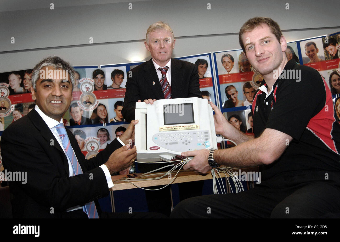 Mr john lundy centre ulster rugby player gary longwell hires stock