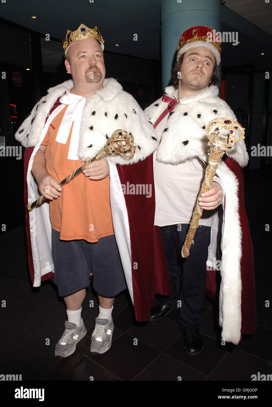 Los Angeles, California, USA. 18th Sep, 2018. Actor Jack Black, right,  poses with Kyle Gass during his star ceremony on the Hollywood Walk of Fame  Star where he was the recipient of