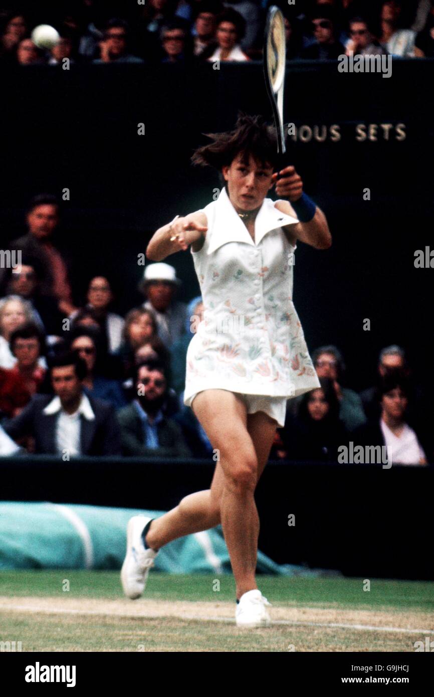 Tennis Wimbledon Championships 1977 Stock Photo Alamy
