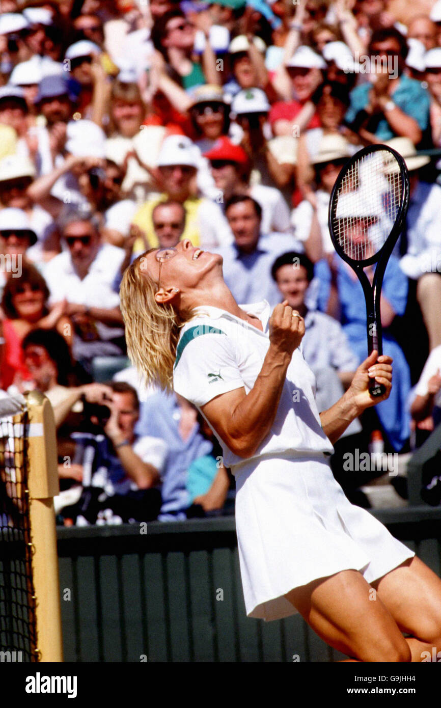 Tennis Wimbledon Championships 1987 Womens Singles Final Martina