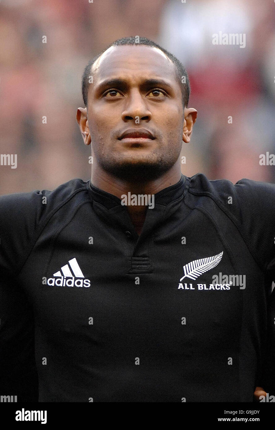 New Zealand wing threequarter Joe Rokocoko during the International match at Twickenham, London. Stock Photo