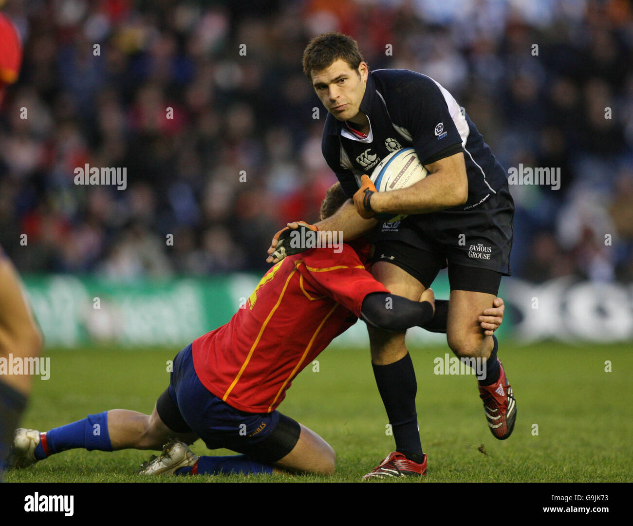 Rugby Union - Autumn International - Scotland v Romania - Murrayfield Stock Photo