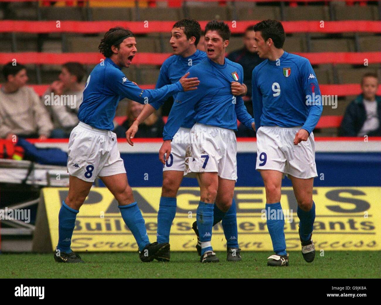 Soccer - European Under16 Championship - Group C - England v Italy Stock Photo