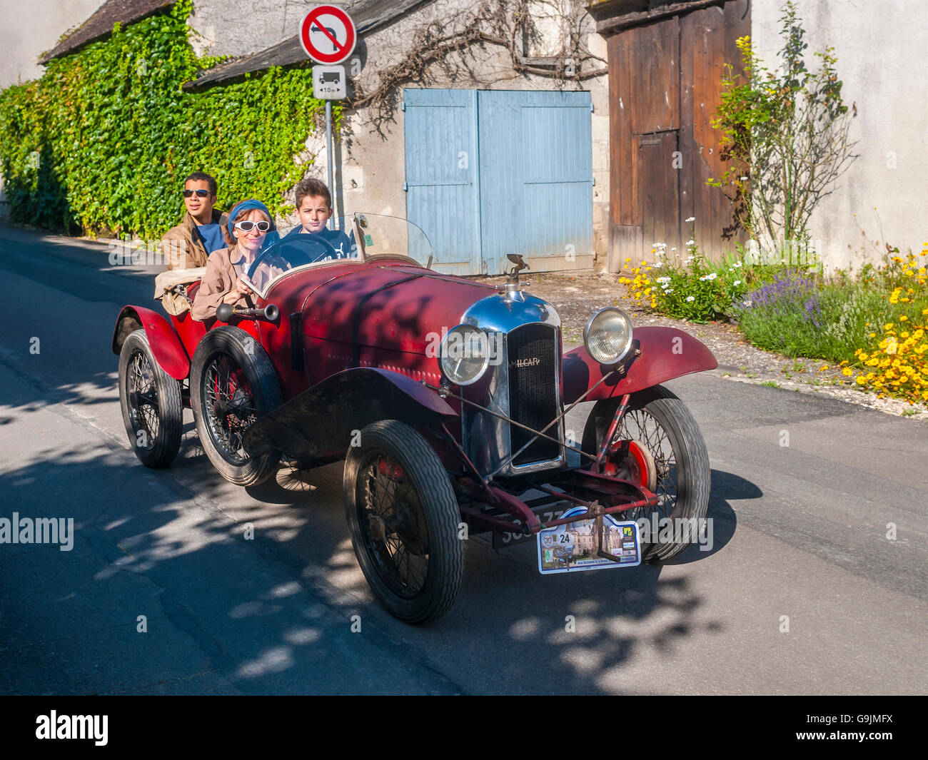 1924 Amilcar CGS cabriolet sports car - France. Stock Photo