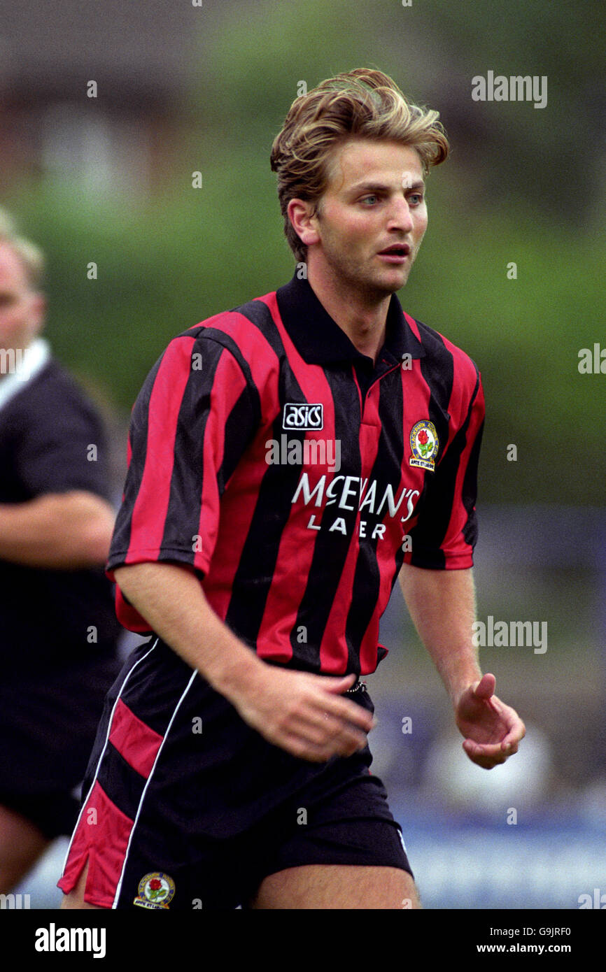 Soccer Friendly Blackburn Rovers Stock Photo Alamy
