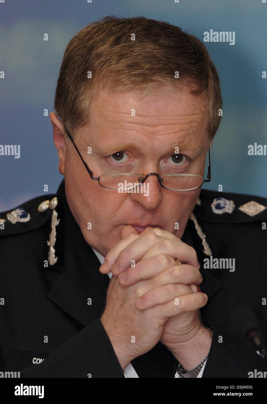 Metropolitan Police Commissioner Sir Ian Blair gives his monthly