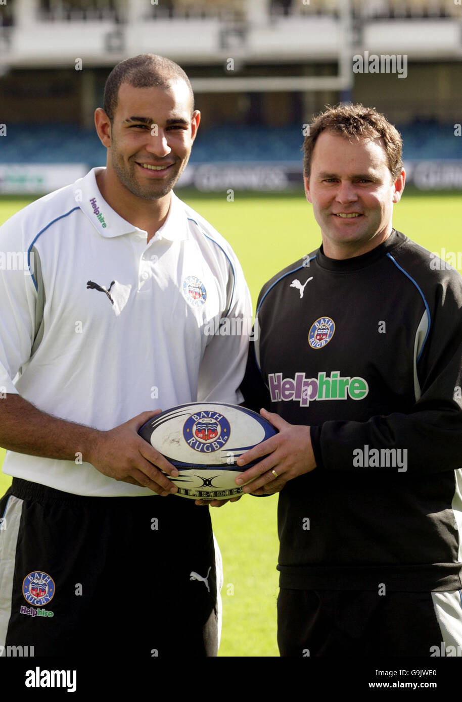 Rugby Union - Bath photo call - Recreation Ground Stock Photo - Alamy
