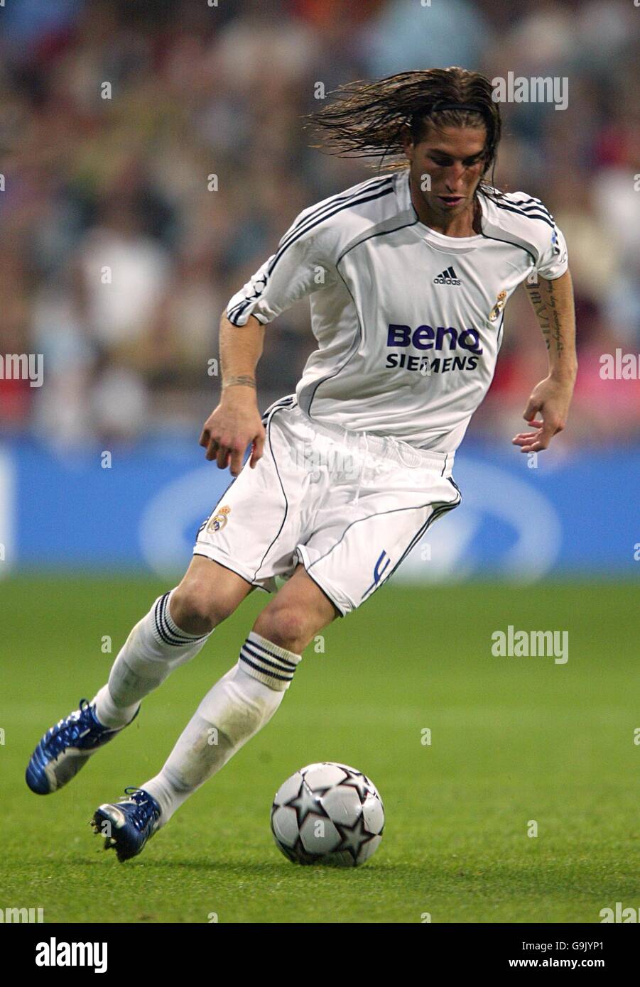 Soccer - UEFA Champions League - Group E - Real Madrid v Steaua Bucuresti -  Santiago Bernabeu Stock Photo - Alamy