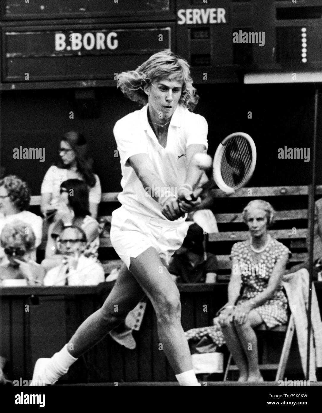 Bjorn borg in action hi-res stock photography and images - Alamy