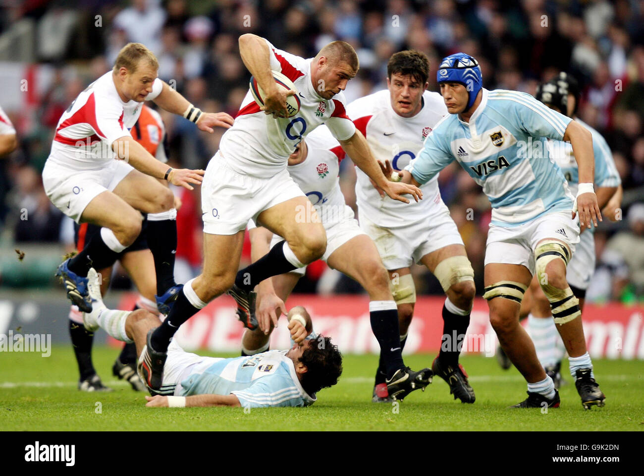 Rugby Union - International - England v Argentina - Twickenham Stock Photo 