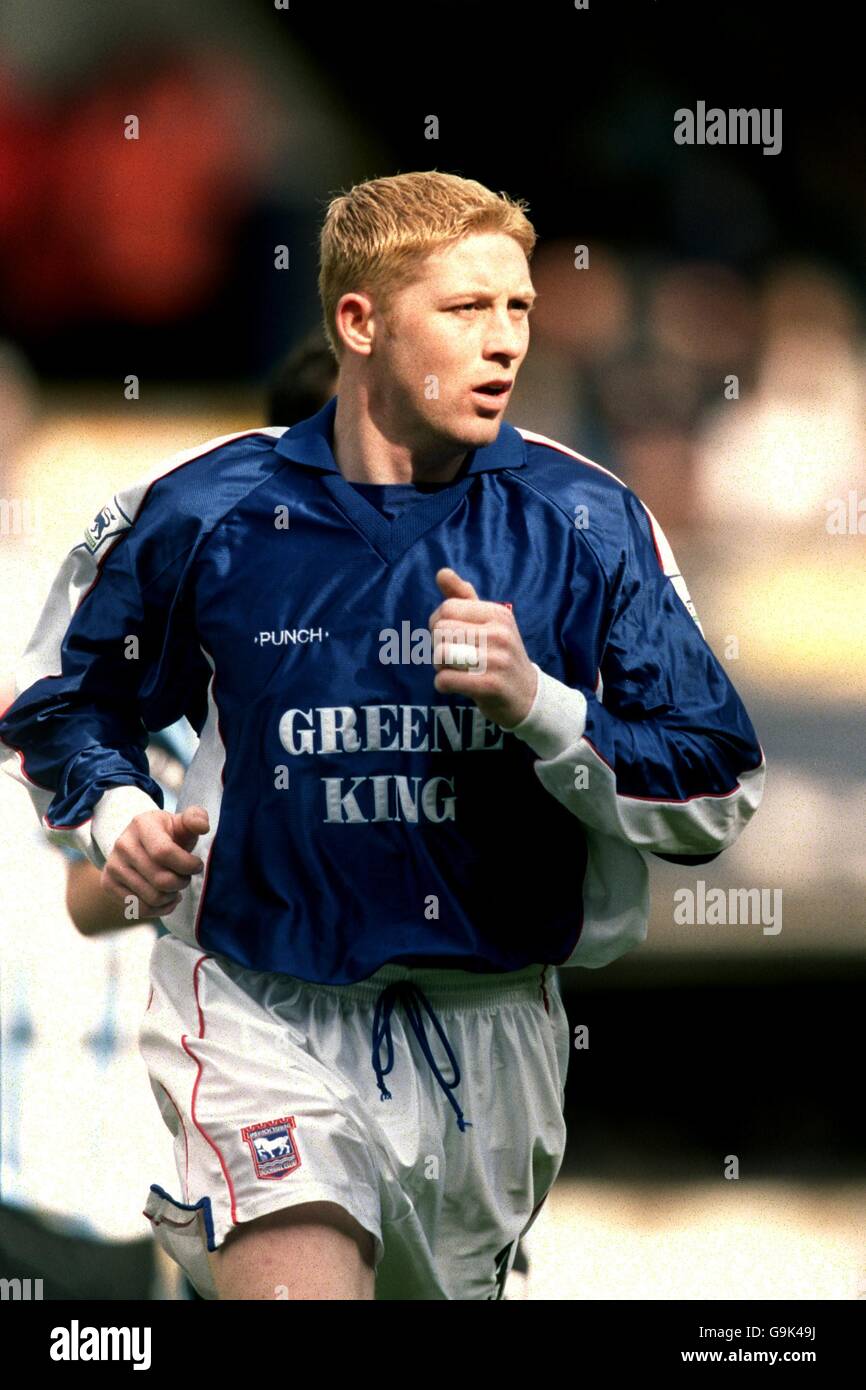 Soccer - FA Carling Premiership - Ipswich Town v Coventry City. Alun Armstrong, Ipswich Town Stock Photo