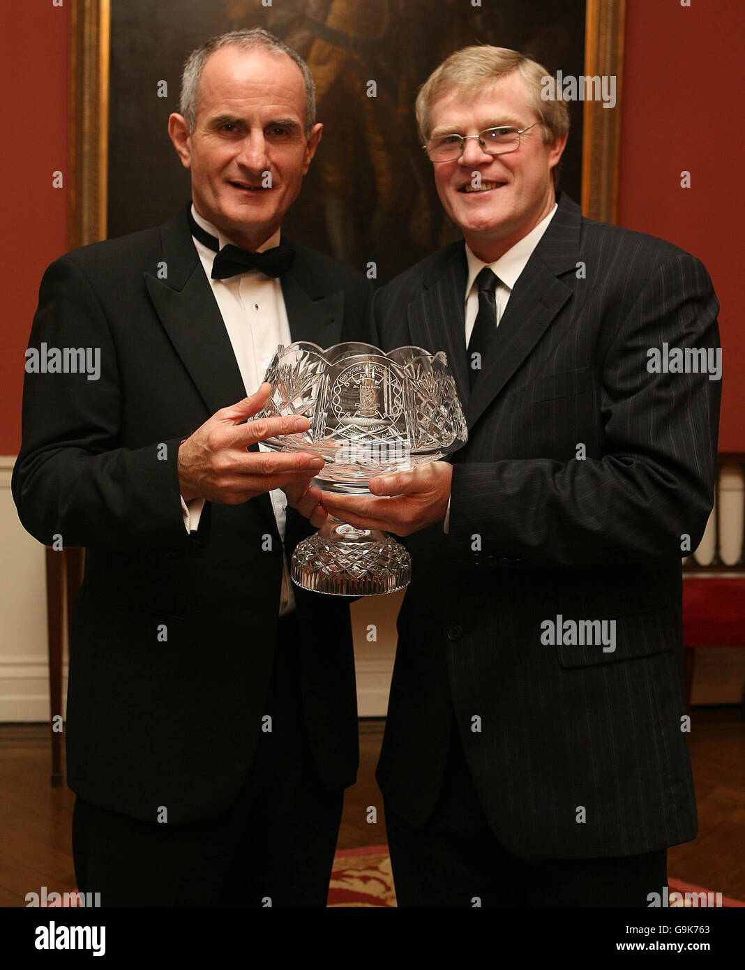 Irish priest receives education award Stock Photo Alamy