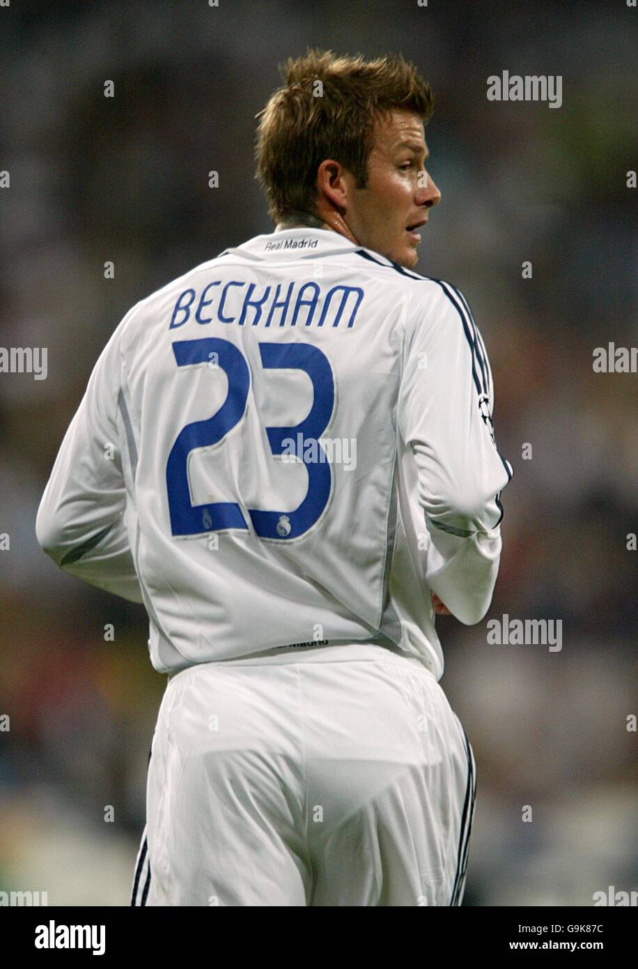 Soccer - UEFA Champions League - Group E - Real Madrid v Steaua Bucuresti -  Santiago Bernabeu. Sorin Paraschiv, Steaua Bucuresti Stock Photo - Alamy