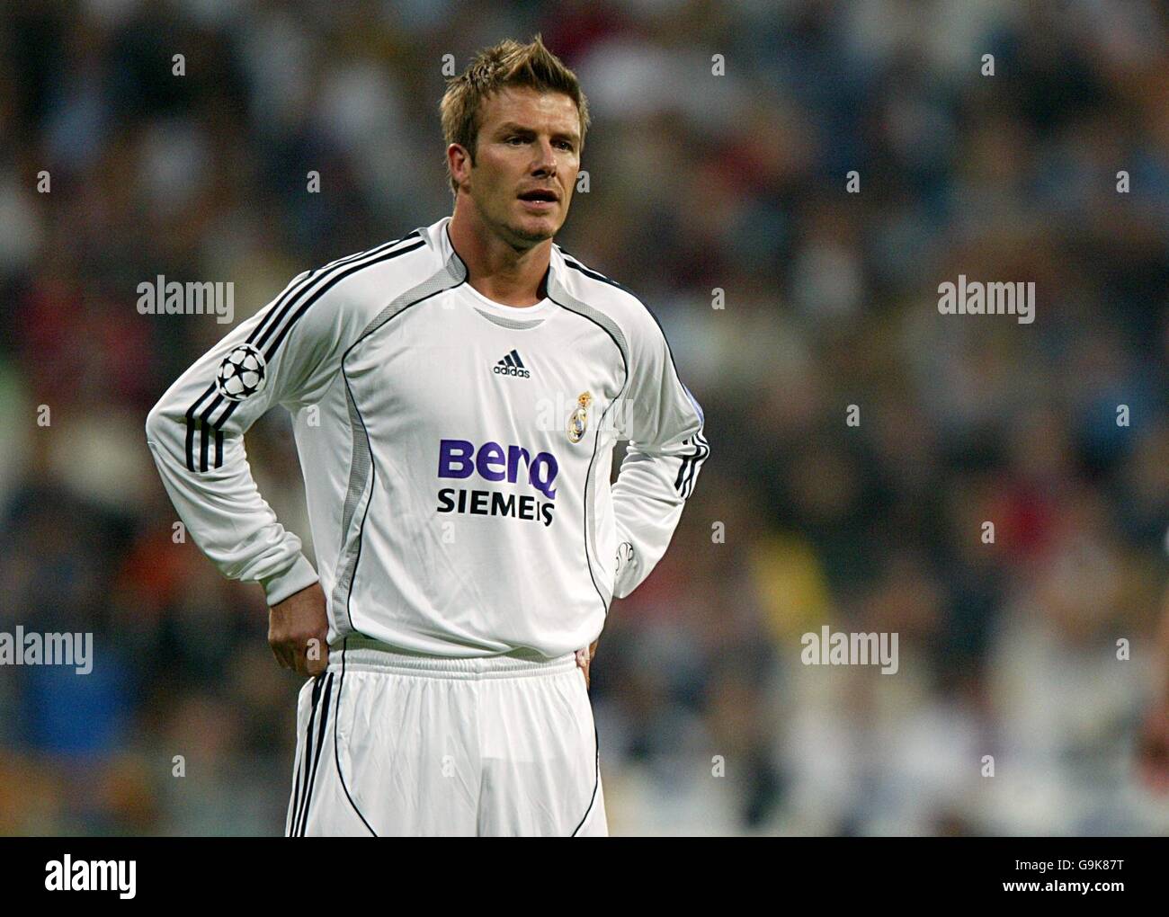 Soccer - UEFA Champions League - Group E - Real Madrid v Steaua Bucuresti -  Santiago Bernabeu Stock Photo - Alamy