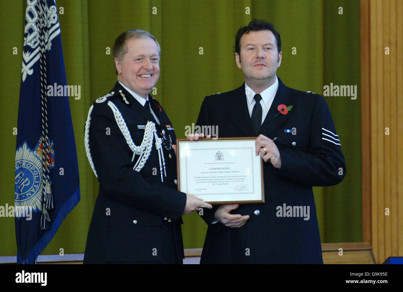 Metropolitan Police Service Commissioner Commendation Ceremony Stock Photo