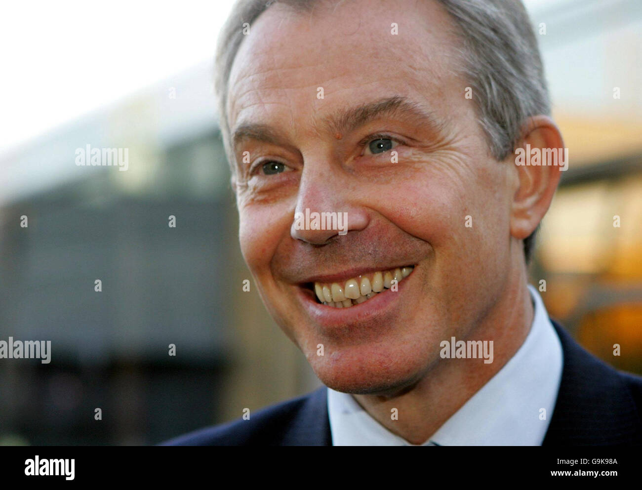 Tony Blair visits Milton Stock Photo - Alamy