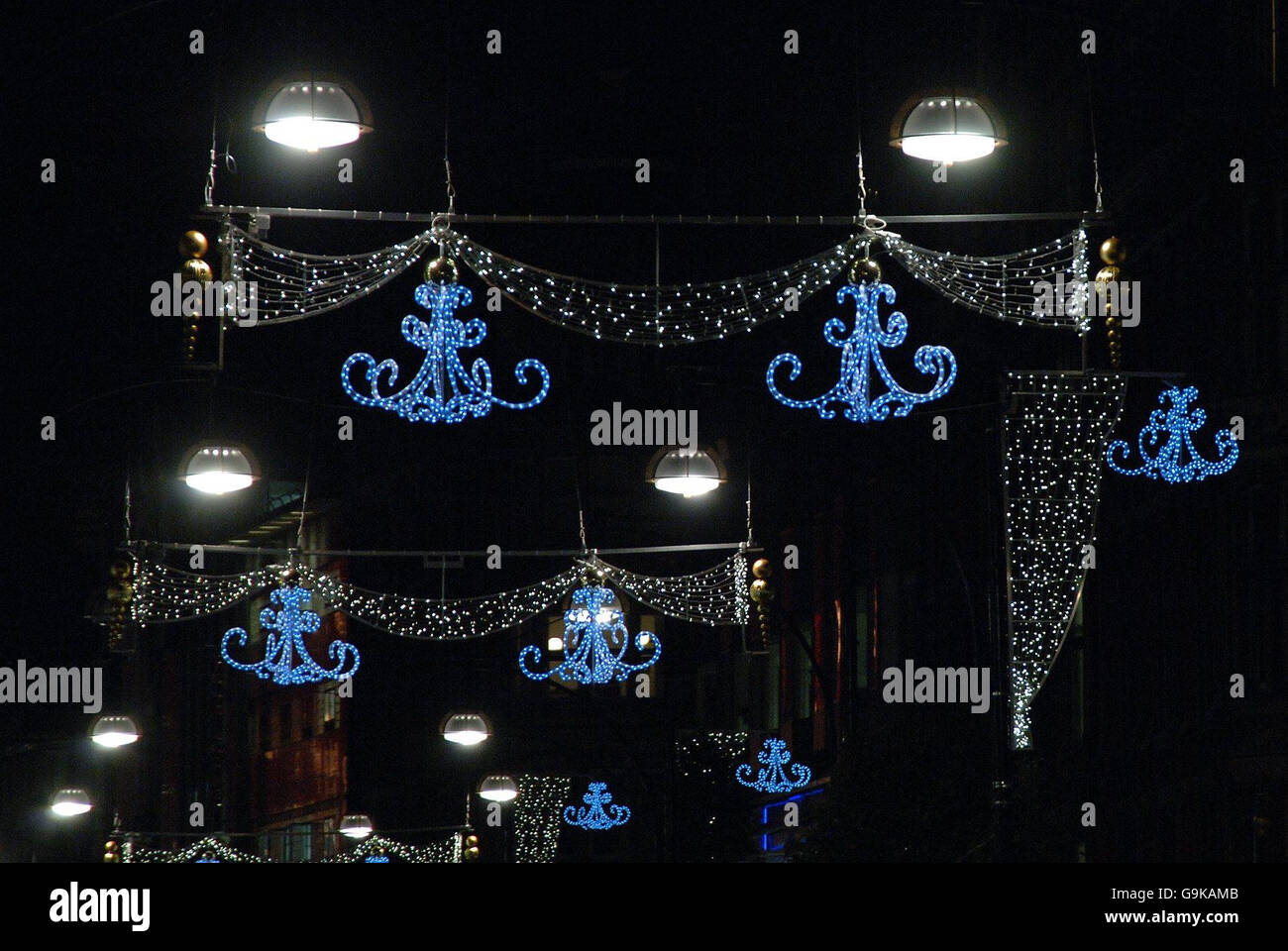 Oxford Street Christmas lights switch on London Stock Photo Alamy