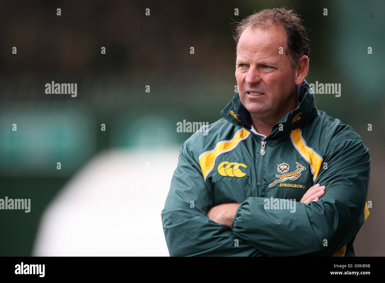 South African Coach Jake White at their training in Lansdowne Rd. Dublin  ahead of their clash with Ireland Tomorrow Stock Photo - Alamy