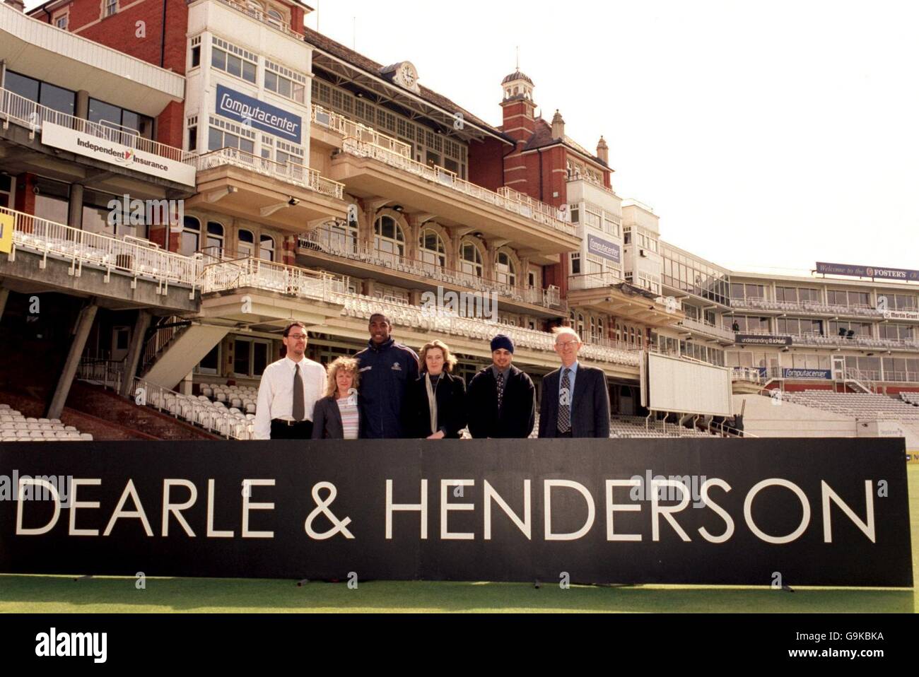 Steven Rudken Cricket surrey ccc photocall alex tudor High Resolution Stock ...