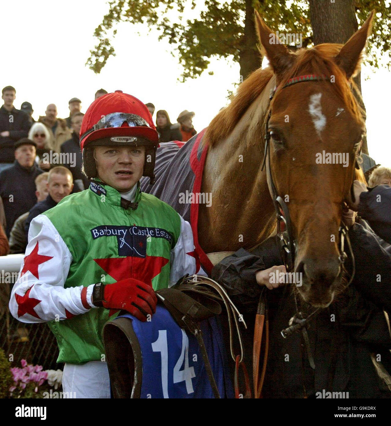 Halcon Genelardais and Robert Thornton after winning the Betfair
