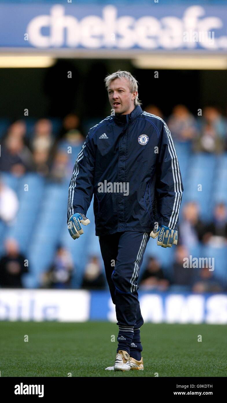 Soccer - FA Barclays Premiership - Chelsea v West Ham United - Stamford Bridge. Magnus Hedman, Chelsea Stock Photo
