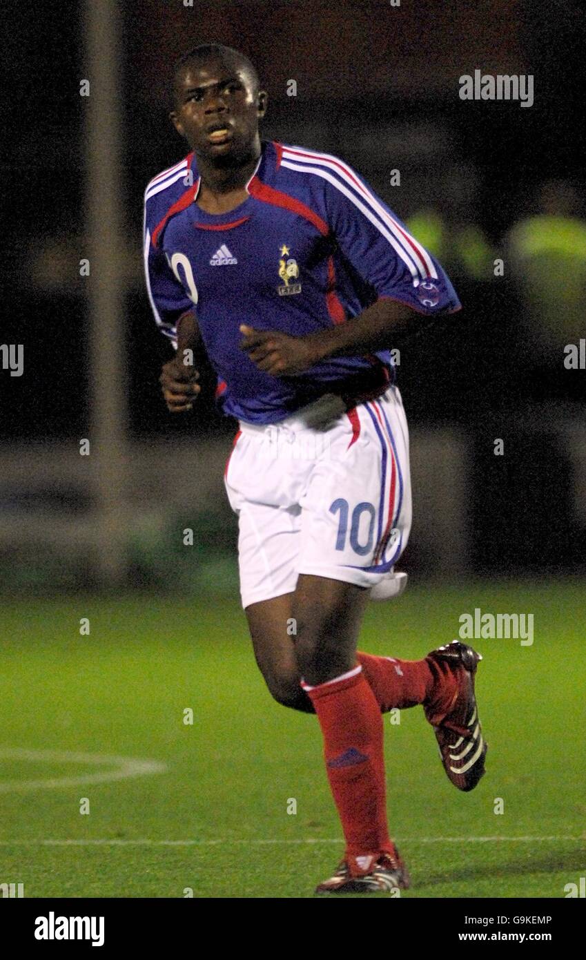 Soccer - Under 18 - England v France - Victoria Park Stock Photo