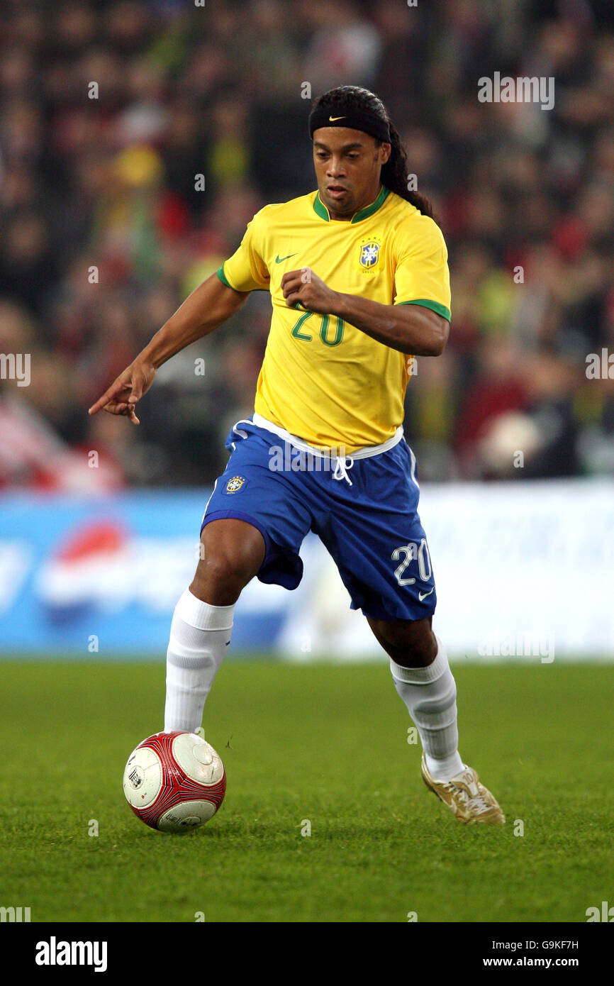 Soccer - International Friendly - Switzerland v Brazil - St Jakob Park. Ronaldinho, Brazil Stock Photo