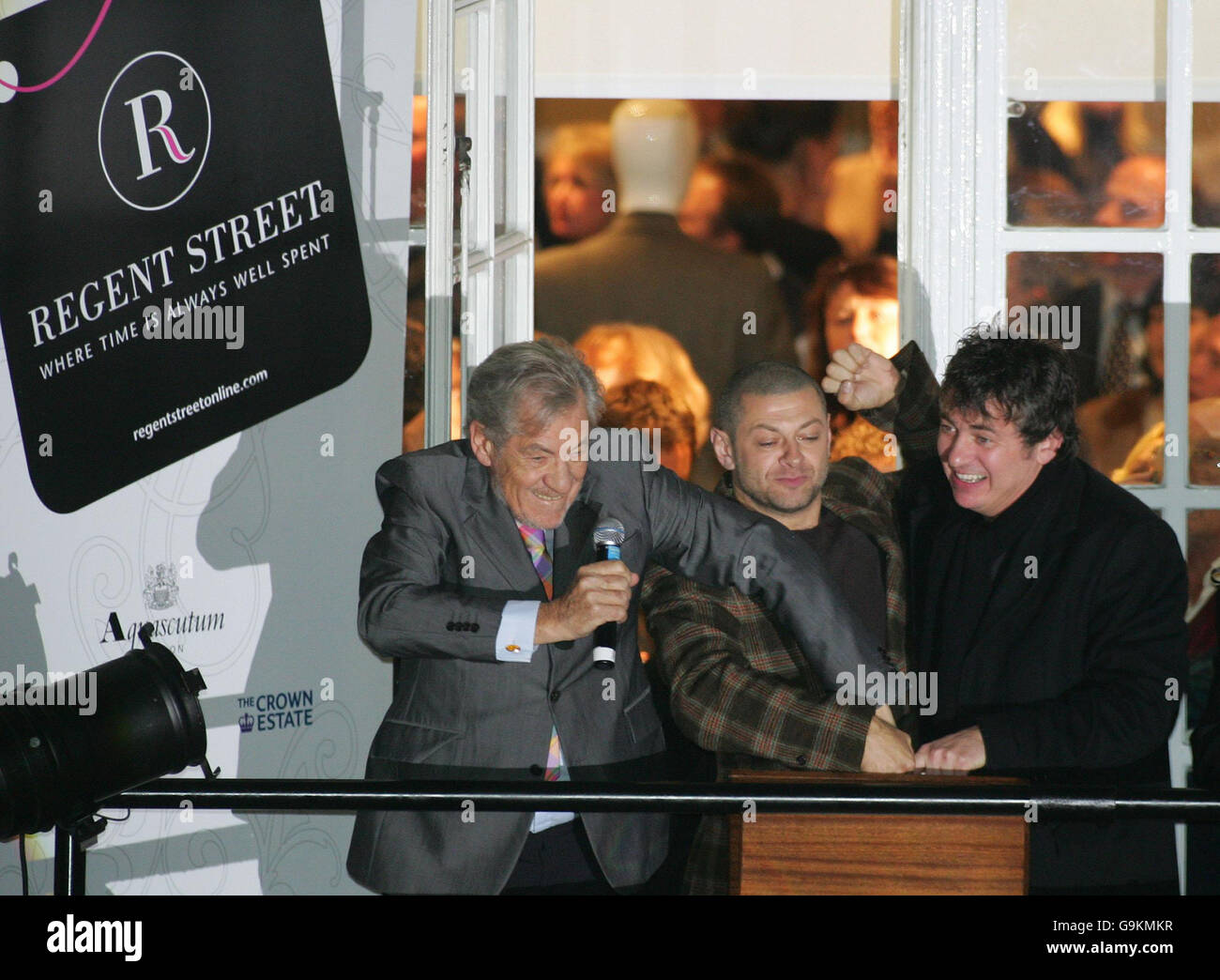 Sir Ian McKellen (Toad), Andy Serkis (Spike) and Shane Ritchie (Sid