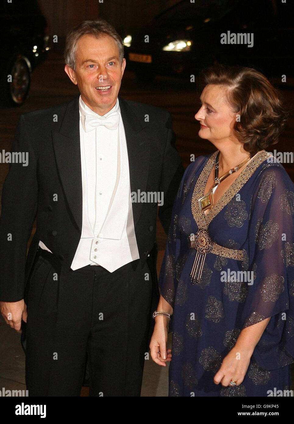 Tony blair attends lord mayors banquet hi-res stock photography and