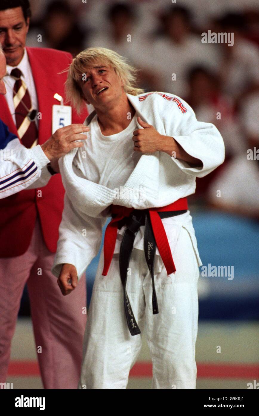 Judo - Barcelona Olympics - Extra Lightweight Stock Photo