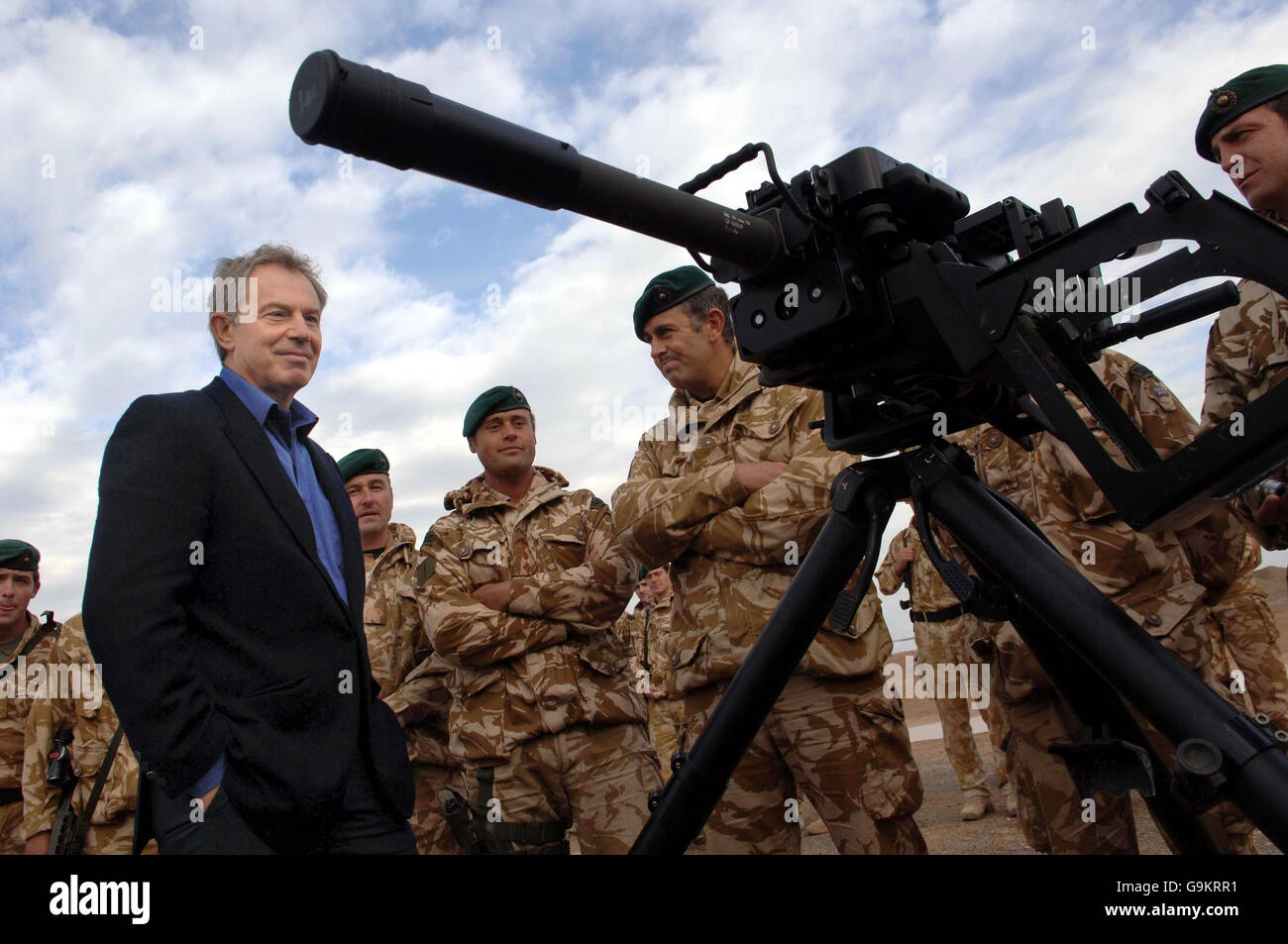 Camp bastion tony blair hi-res stock photography and images - Alamy