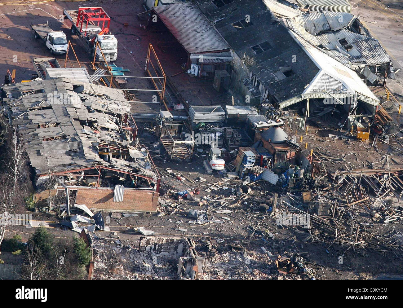 Firework factory fire Stock Photo Alamy