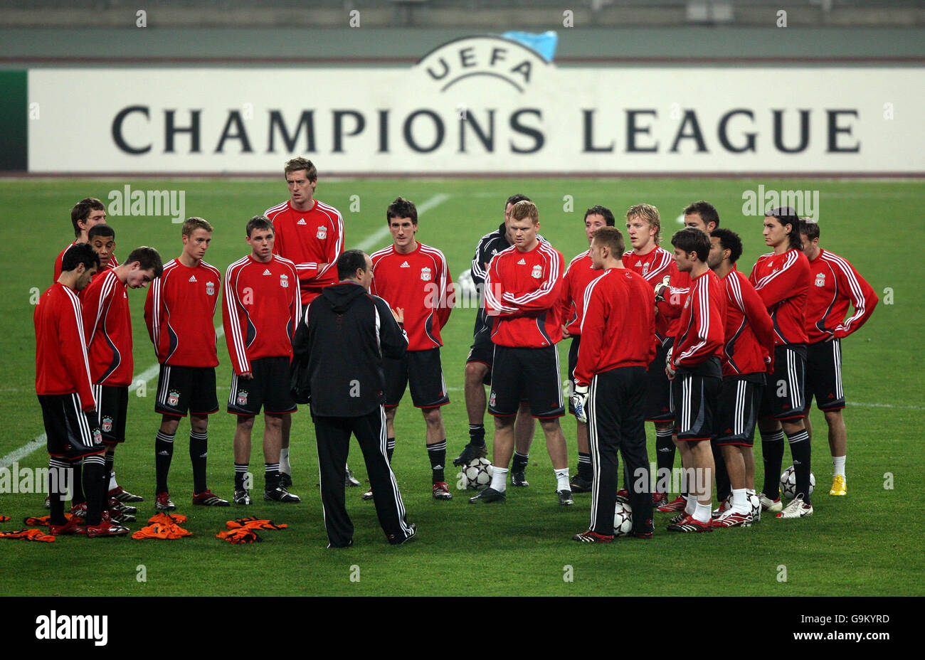 Soccer - UEFA Champions League - Group C - Galatasaray v Liverpool - Liverpool Training - Ataturk Olympic Stadium Stock Photo