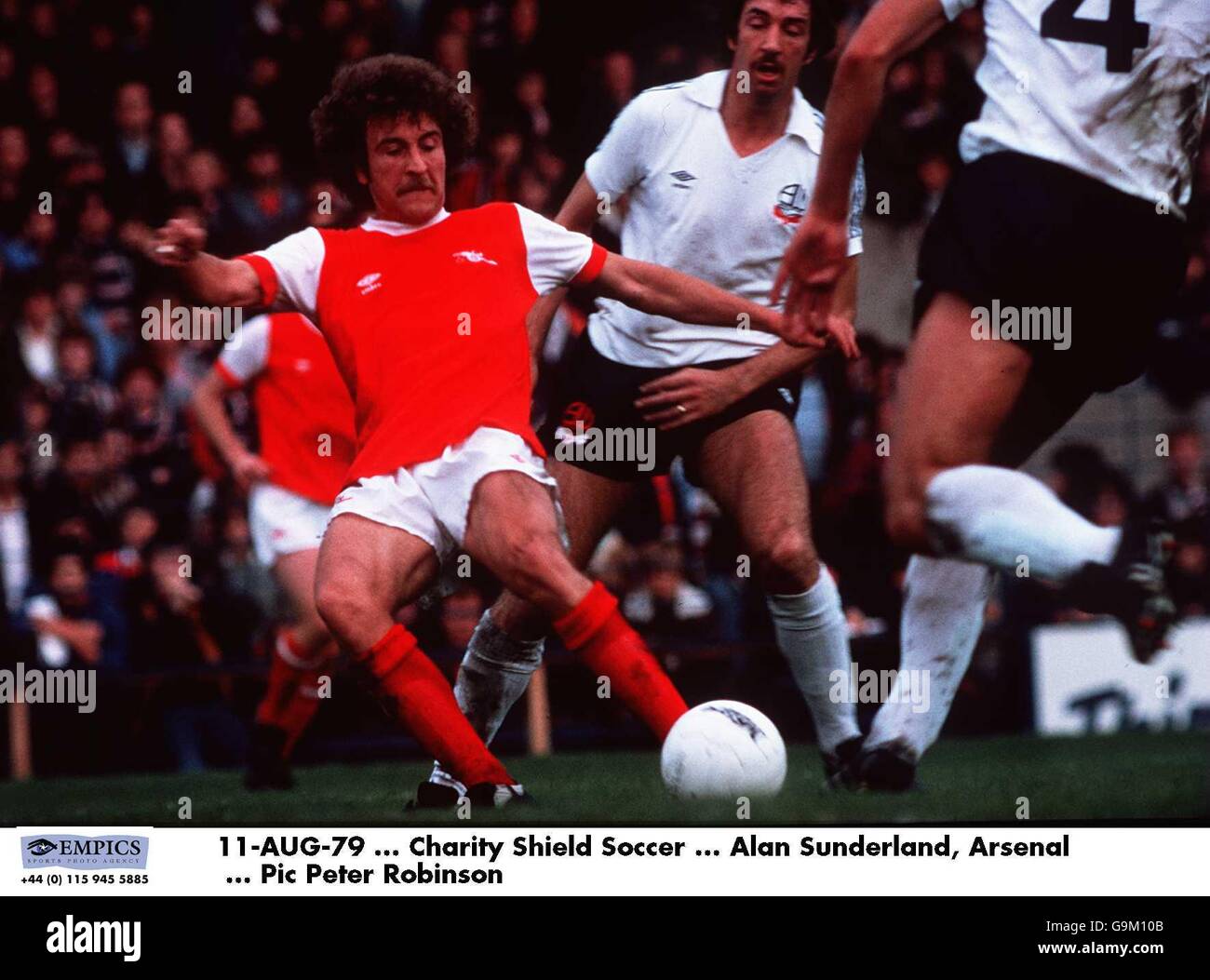 11-AUG-79, Charity Shield Soccer, Alan Sunderland, Arsenal Stock Photo