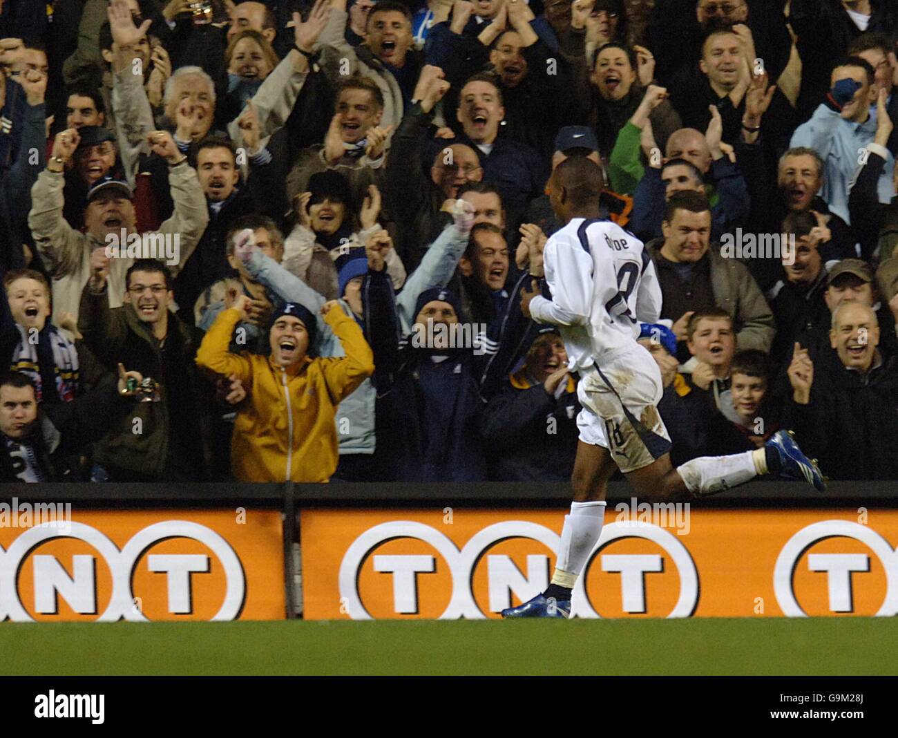 Soccer - UEFA Cup - Group B - Tottenham Hotspur v Dinamo Bucurest - White Hart Lane Stock Photo