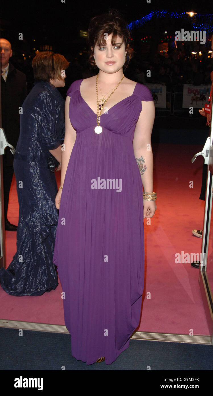 kelly osbourne purple dress Full length full length full length arriving jewellery purple dress hi-res  stock photography and images