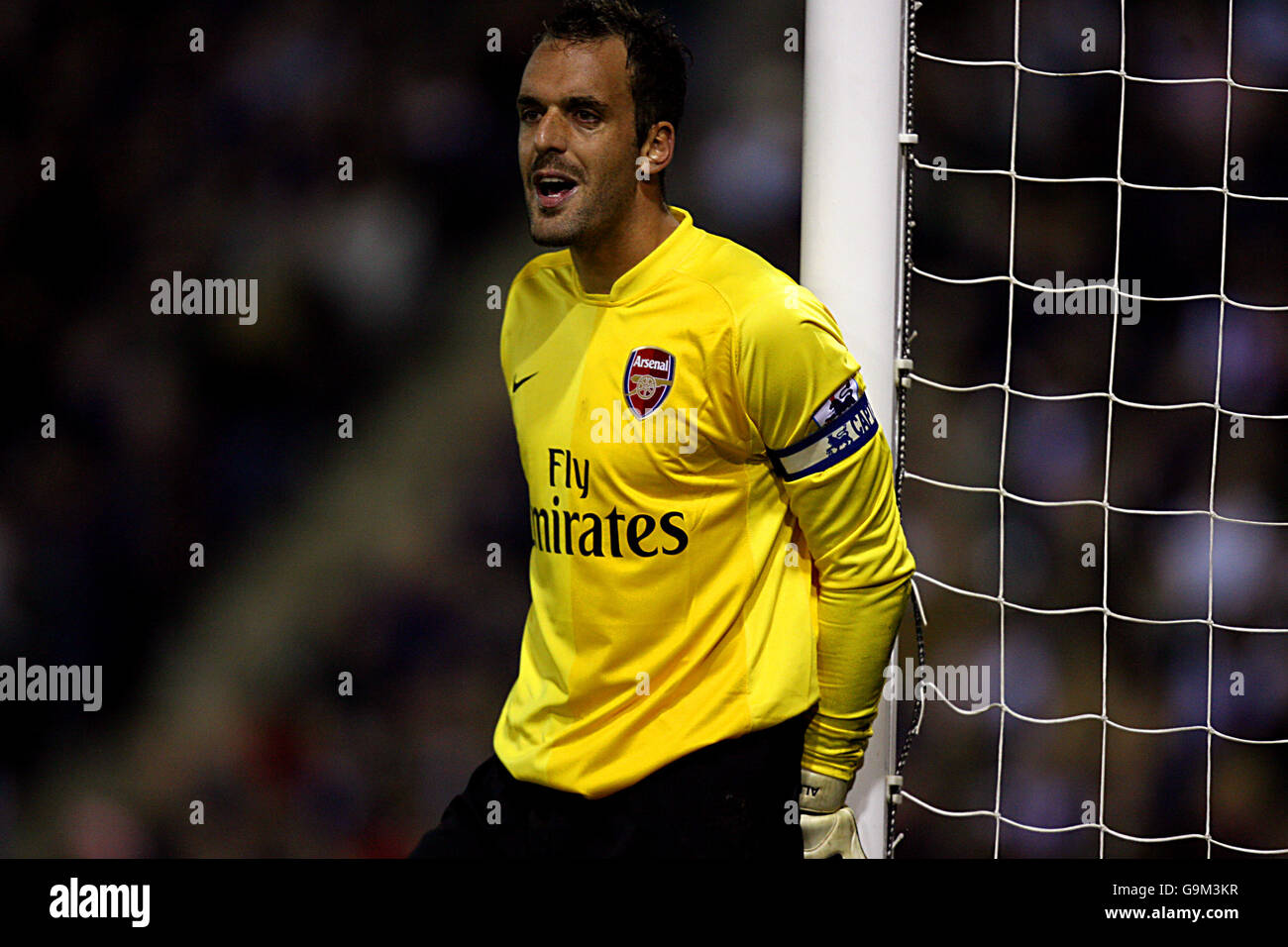 Soccer - Carling Cup third round - West Bromwich Albion v Arsenal. Manuel Almunia, Arsenal Stock Photo